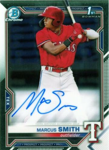 2021 Bowman Chrome Prospects Baseball Marcus Smith #CPA-MS