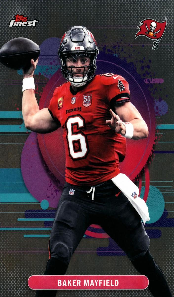 2025 Topps Finest Football Baker Mayfield #148
