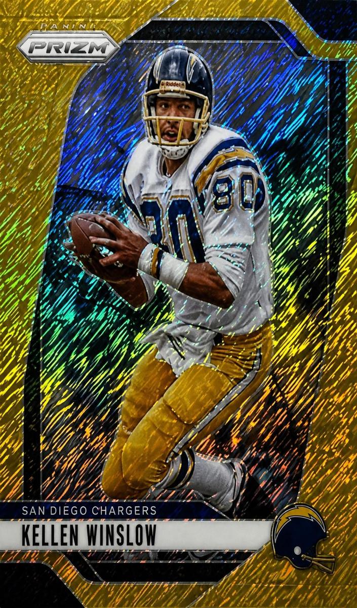 2024 Panini Prizm Football Gold Shimmer Kellen Winslow #164