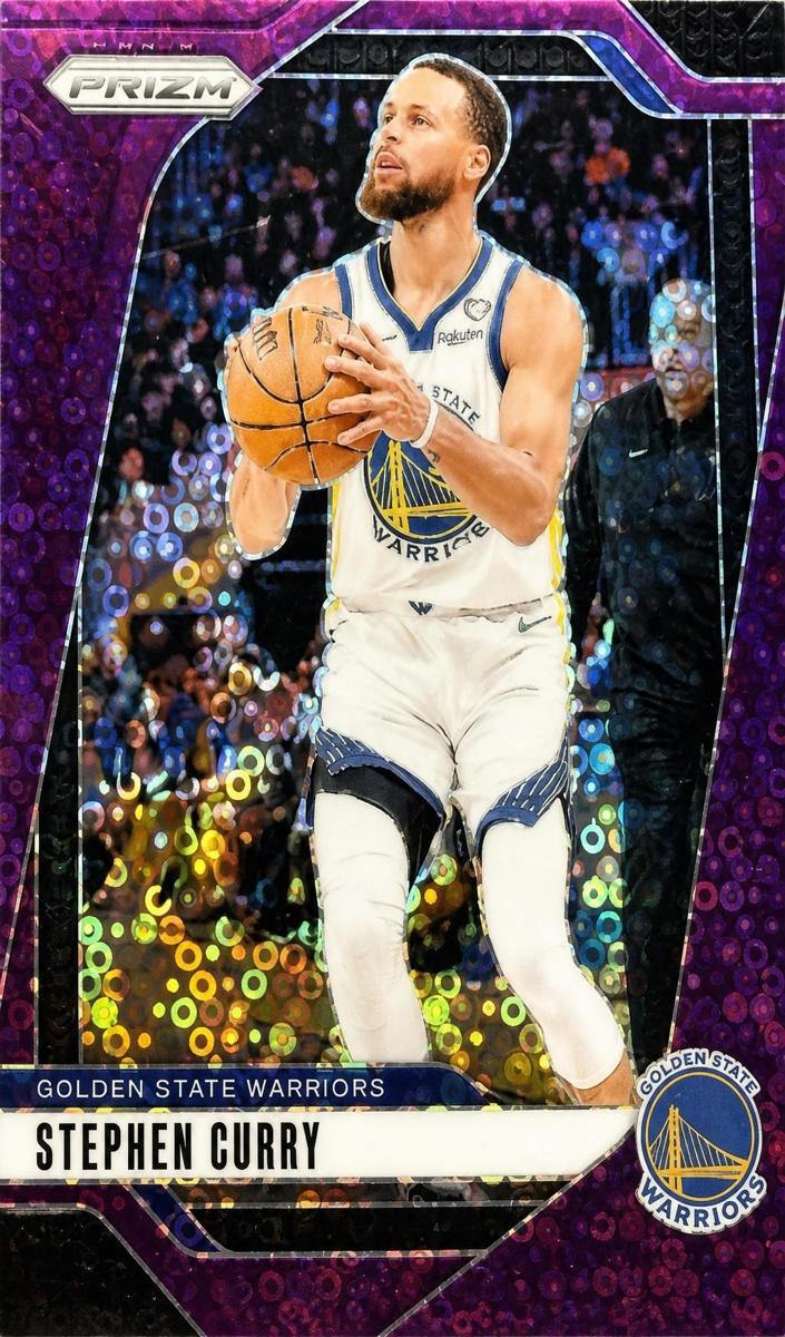 2024 Panini Prizm Basketball Fast Break Purple Stephen Curry #134 PSA 9