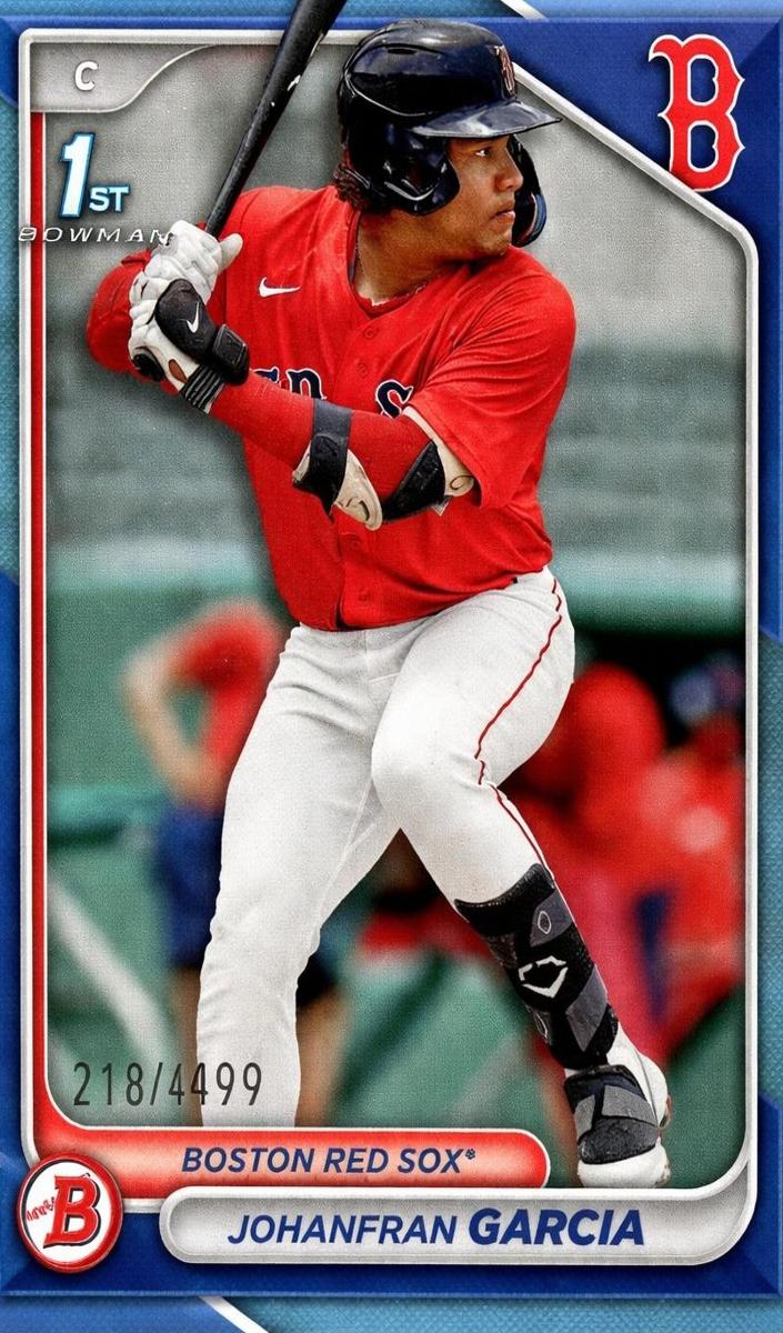 2024 Bowman Prospects Baseball Sky Blue Johanfran Garcia #BP-49