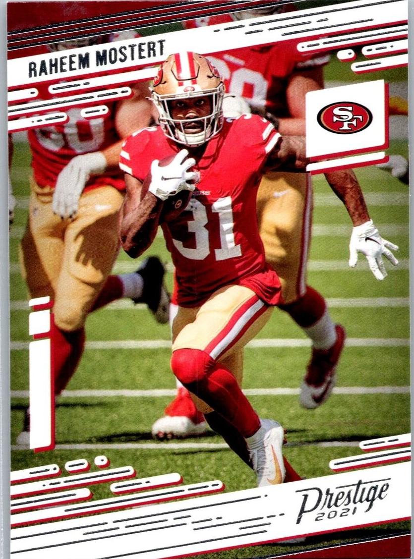 2021 Panini Prestige Football Raheem Mostert #148