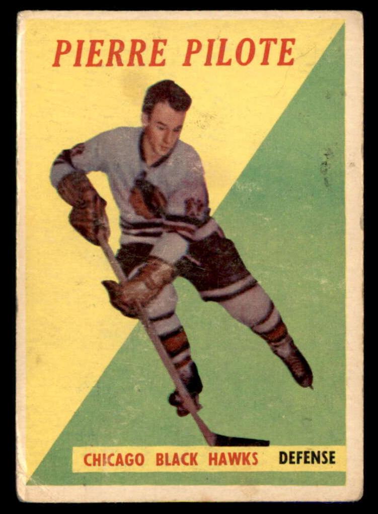 1958 Topps Hockey Pierre Pilote #36