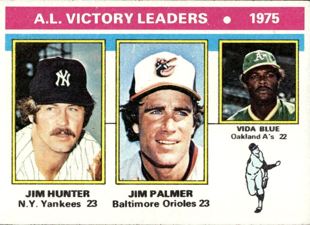 1976 Topps Baseball Jim Hunter #200