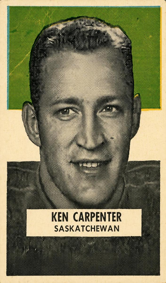 1959 Wheaties CFL Football Ken Carpenter #NNO