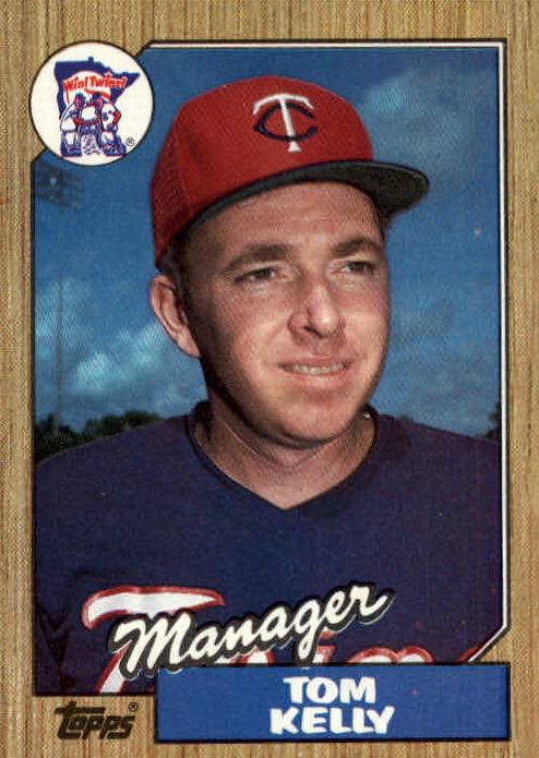 1987 Topps Baseball Tom Kelly #618 PSA 9