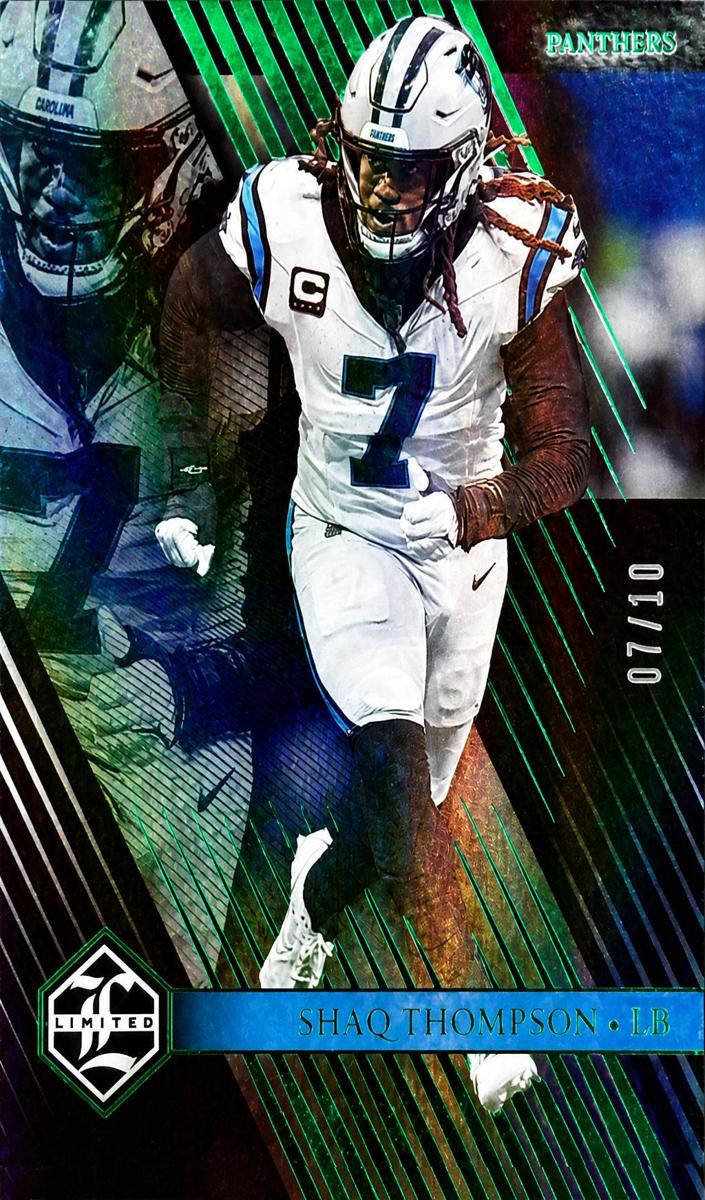 2023 Panini Limited Football Emerald Spotlight Shaq Thompson #18