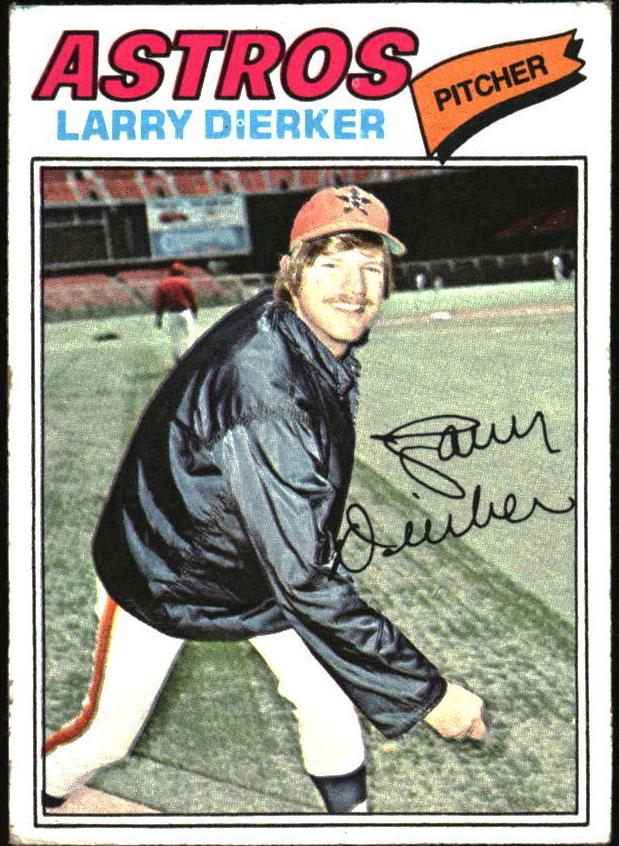 1977 Topps Baseball Larry Dierker #350