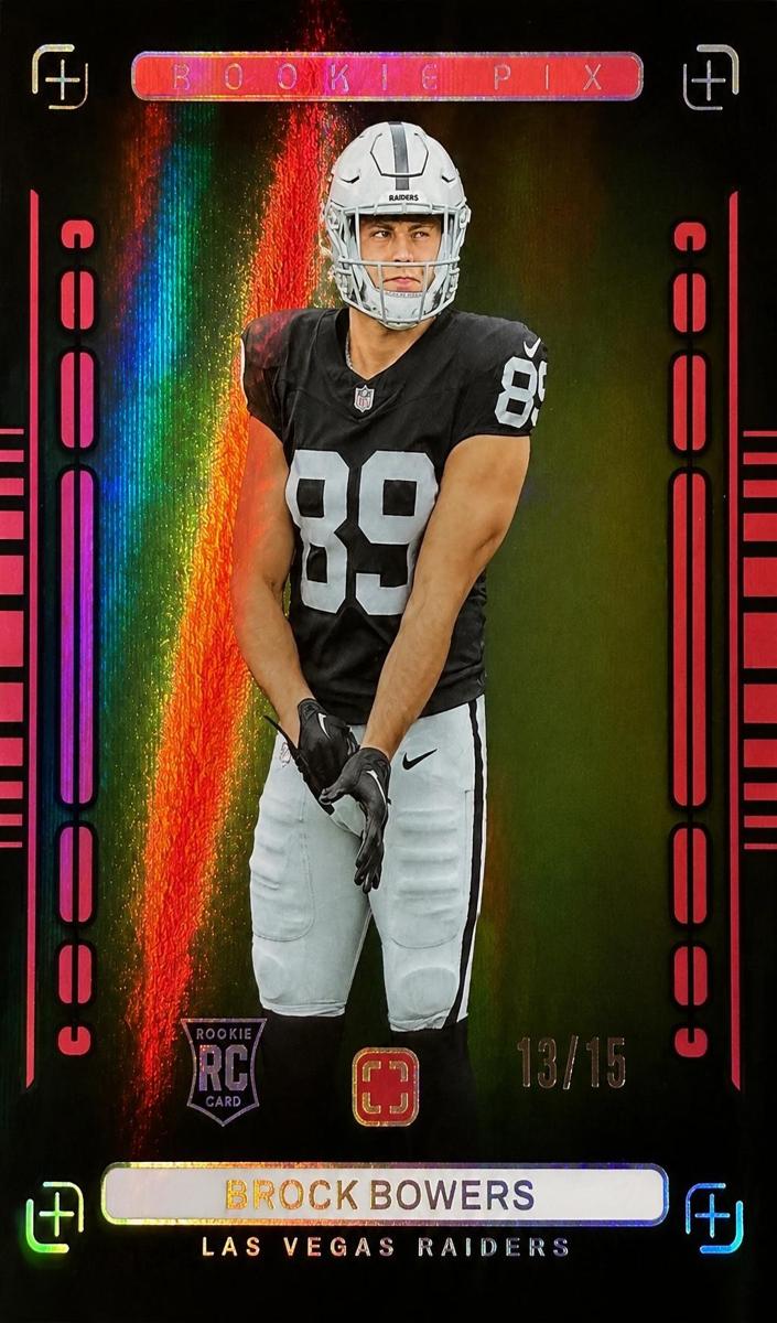 2024 Panini PhotoGenic Football Pink Brock Bowers #4