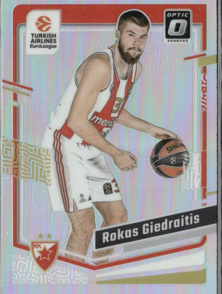 2023 Donruss Turkish Airlines EuroLeague Basketball Holo Rokas Giedraitis #120