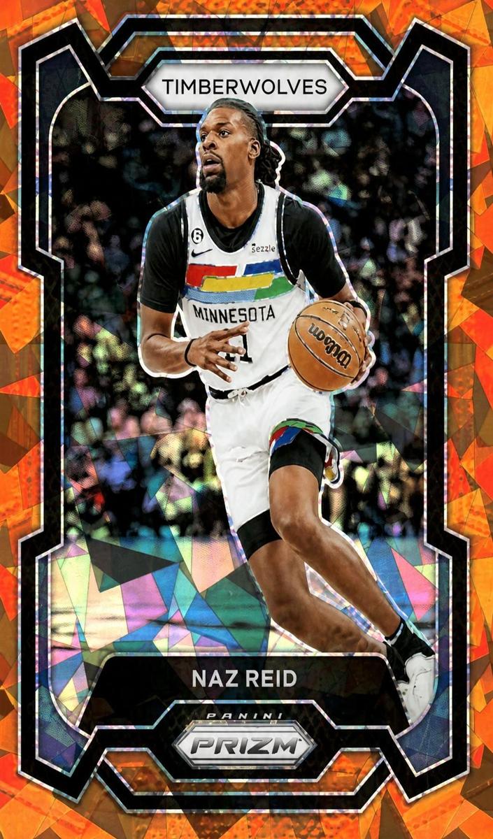 2023 Panini Prizm Basketball Orange Ice Naz Reid #204