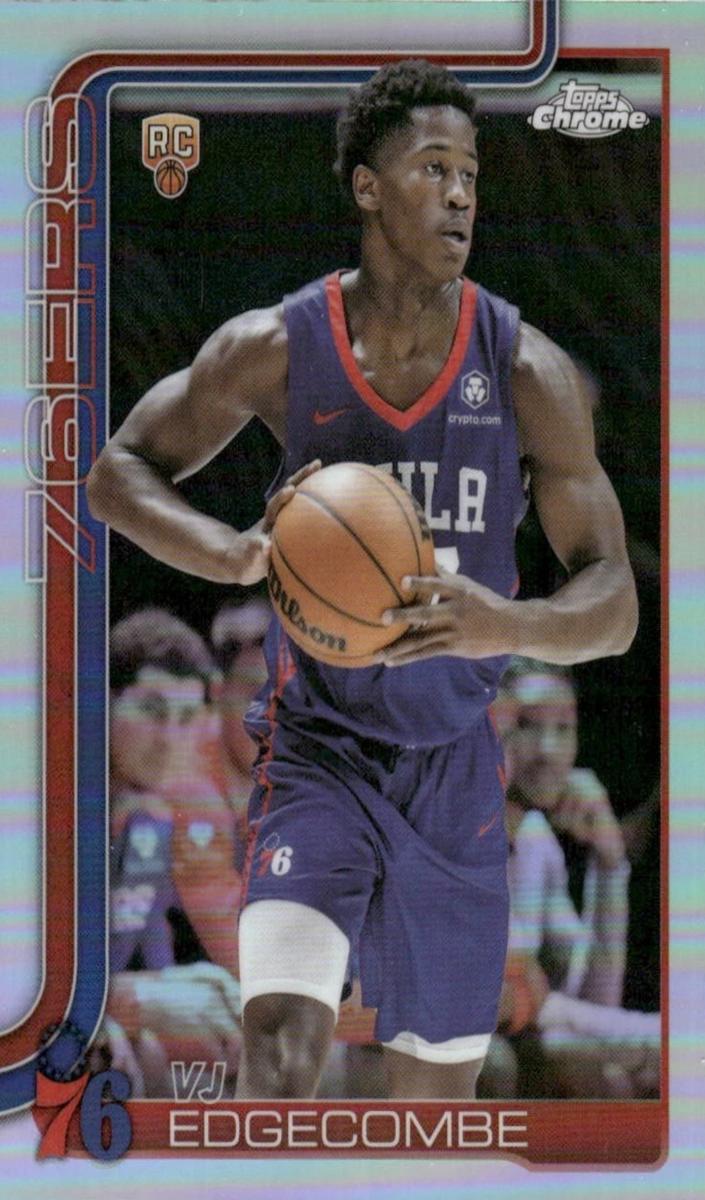 2025 Topps Chrome Basketball Refractor VJ Edgecombe #253