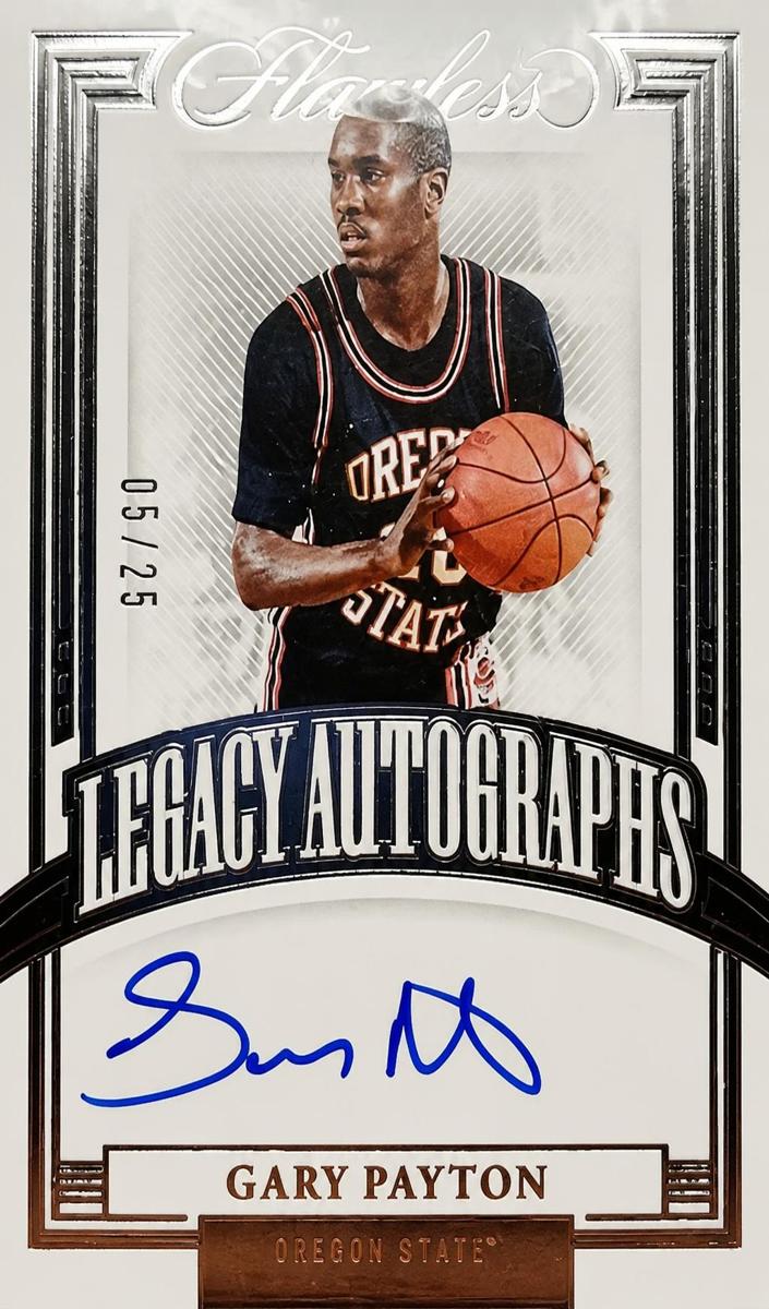 2022 Panini Flawless Collegiate Basketball Gary Payton #LA-GPA SGC 9