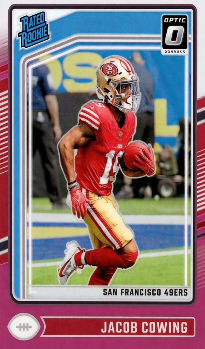 2024 Donruss Optic Football Pink Jacob Cowing #236