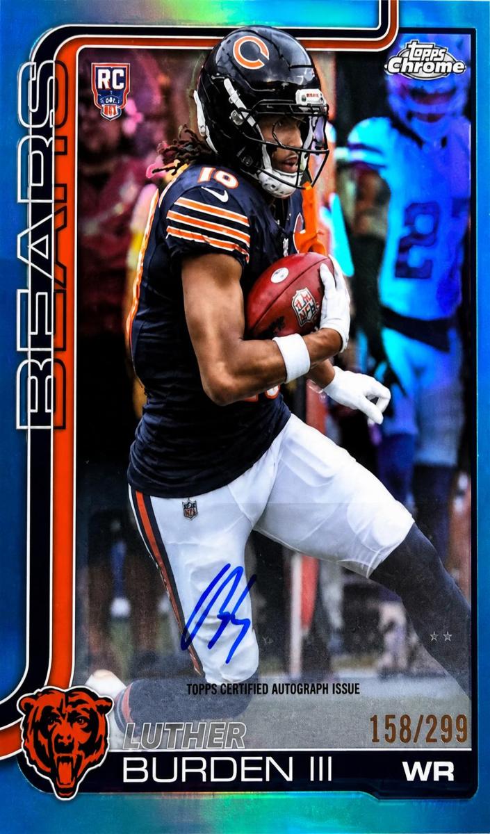 2025 Topps Chrome Football Teal Refractor Luther Burden III #RA-LB