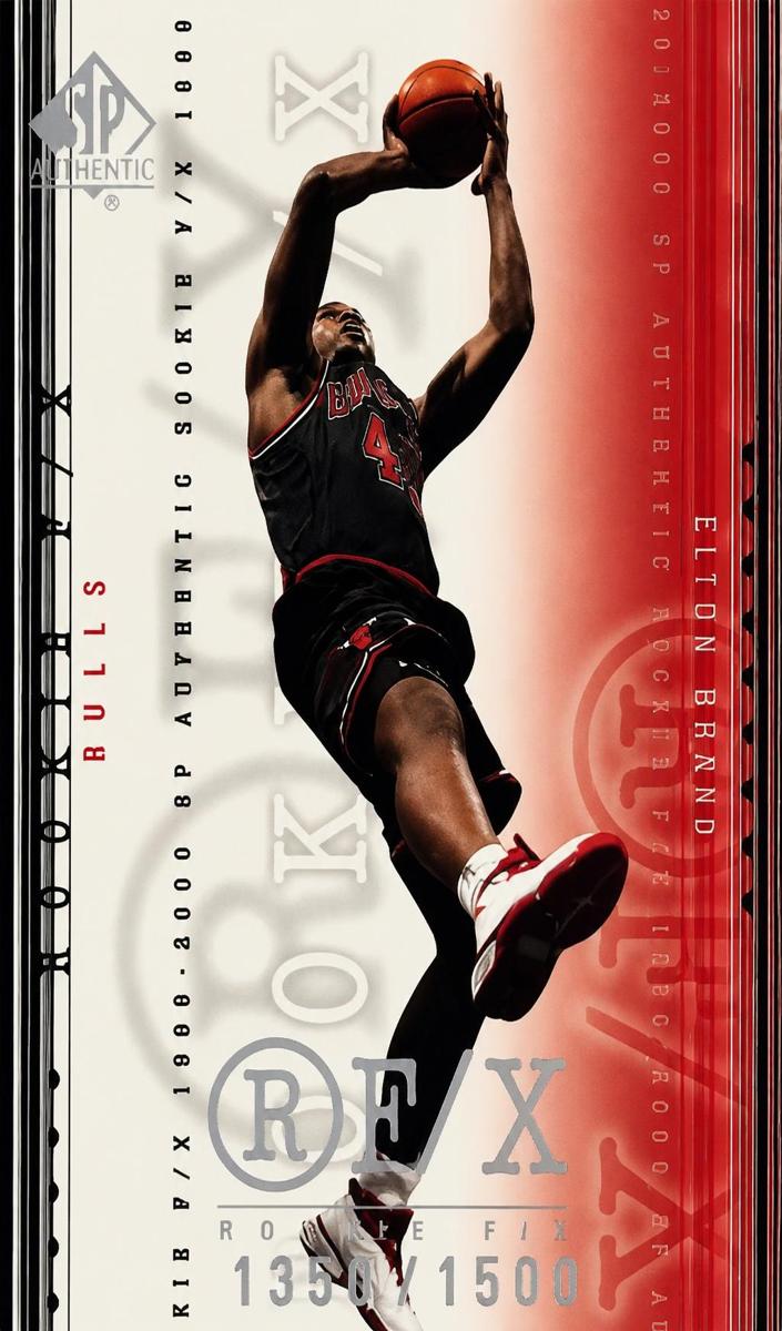 1999 SP Authentic Basketball Elton Brand #91 BGS 8