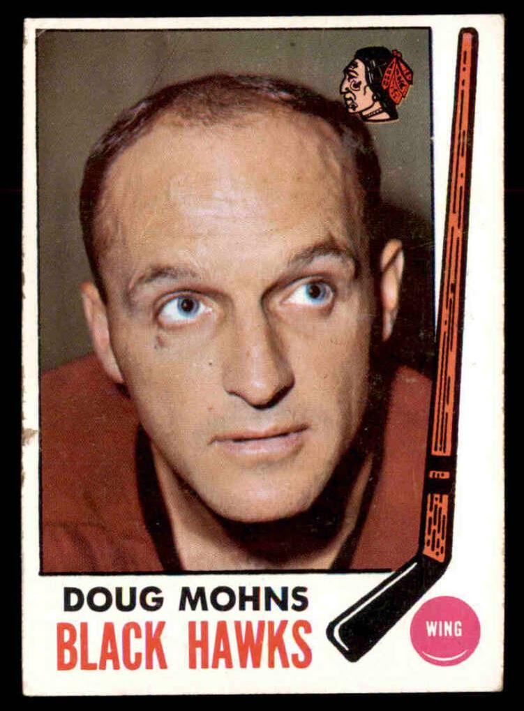 1969 Topps Hockey Doug Mohns #72 PSA 6
