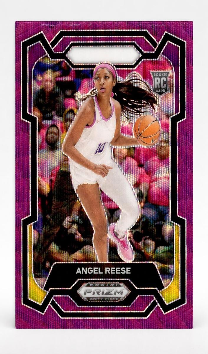 2024 Panini Prizm Draft Picks Basketball Purple Wave Angel Reese #38