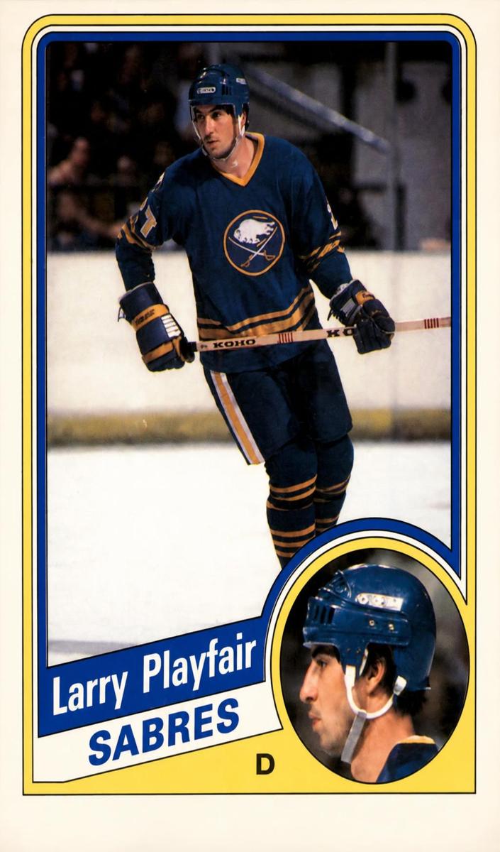 1984 O-Pee-Chee Hockey Larry Playfair #26 PSA 9