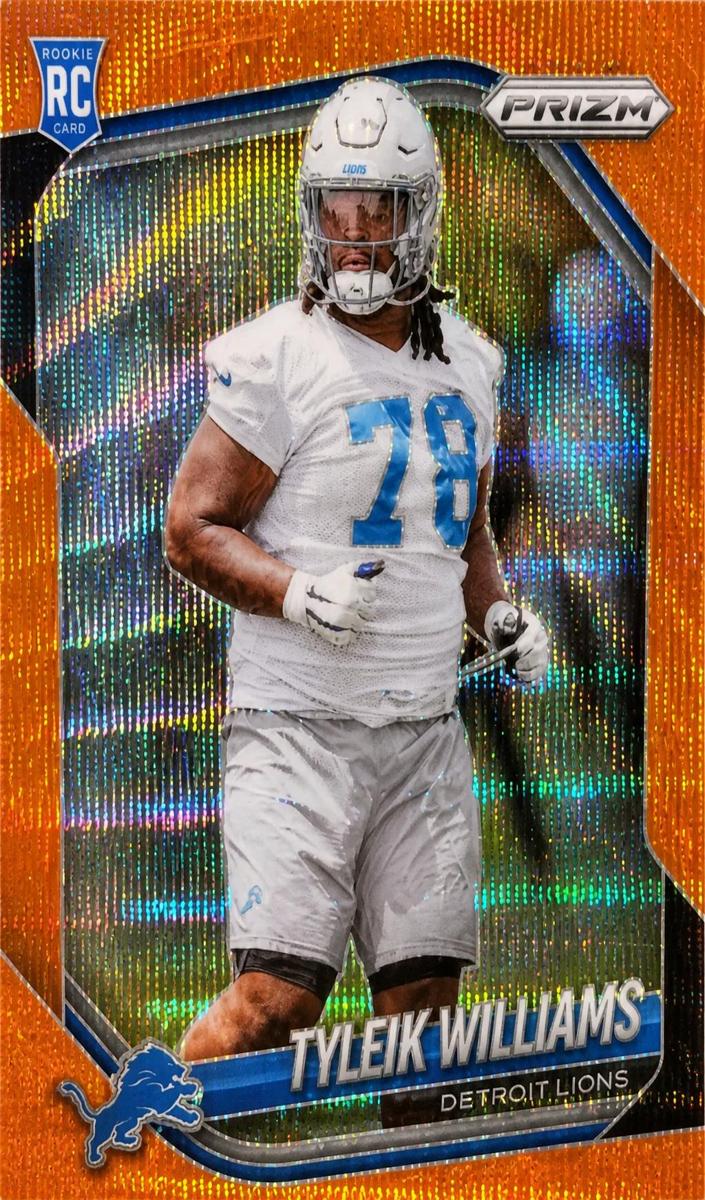 2025 Panini Prizm Football Orange Wave Tyleik Williams #328