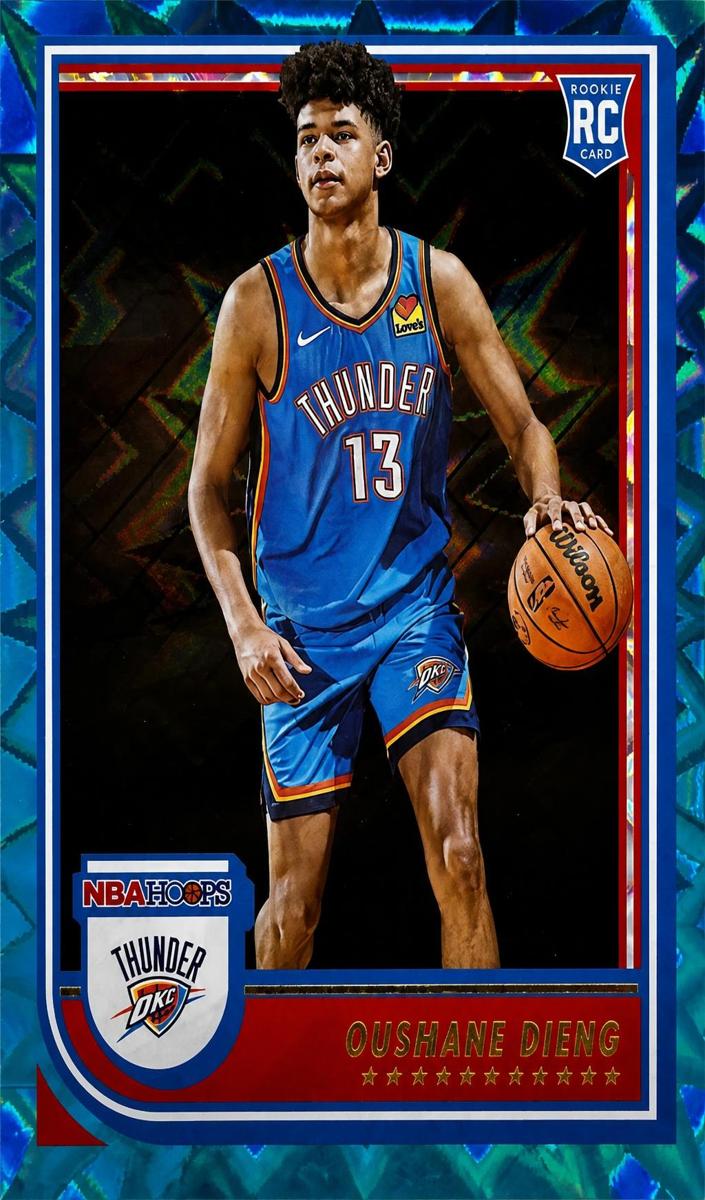 2022 Panini Hoops Basketball Teal Explosion Ousmane Dieng #241