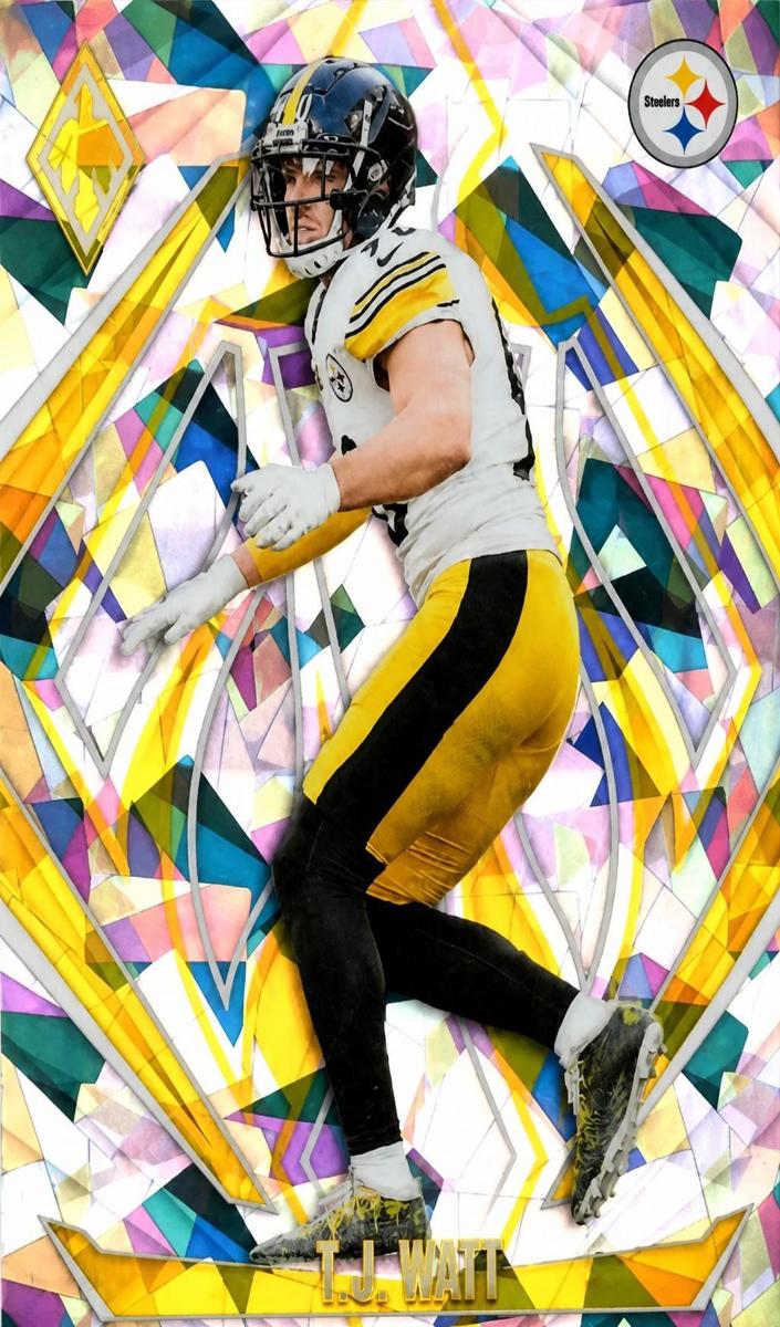 2024 Panini Phoenix Football Ice T.J. Watt #130