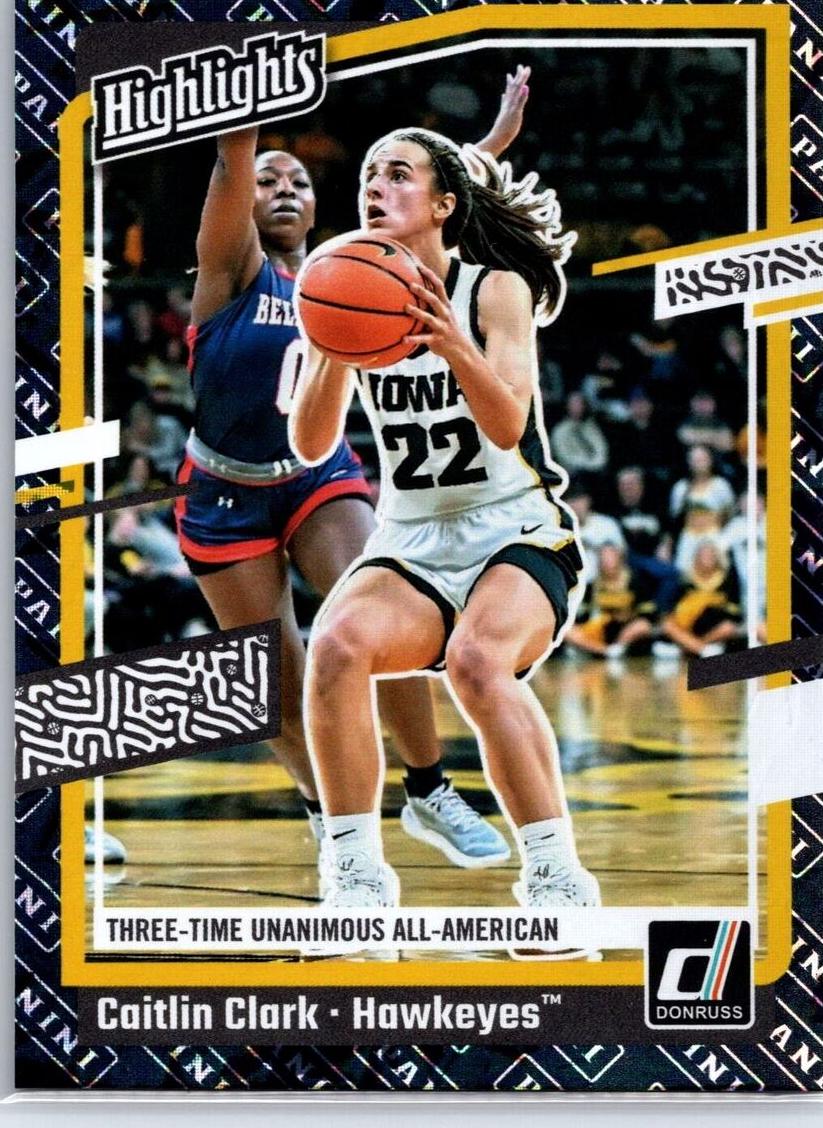 2024 Panini Caitlin Clark Collection Basketball Panini Caitlin Clark #H12 PSA 7.5