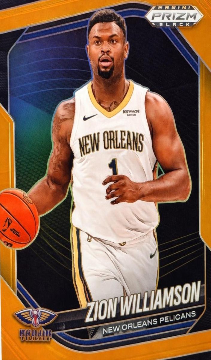 2024 Panini Prizm Black Basketball Orange Zion Williamson #136