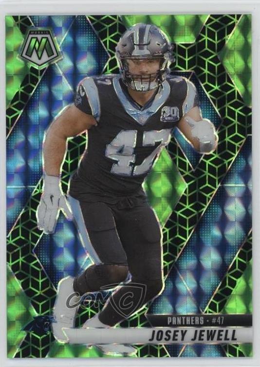 2025 Panini Mosaic Football Green Spectris Josey Jewell #248