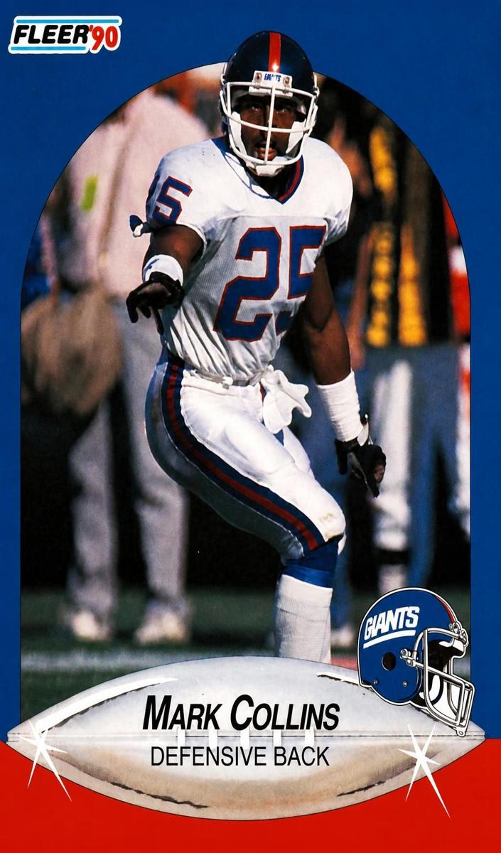 1990 Fleer Football Mark Collins #66 PSA 10