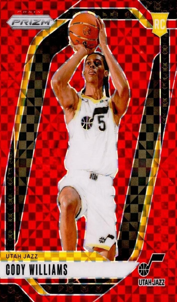 2024 Panini Prizm Basketball Red Power Cody Williams #232 PSA 8
