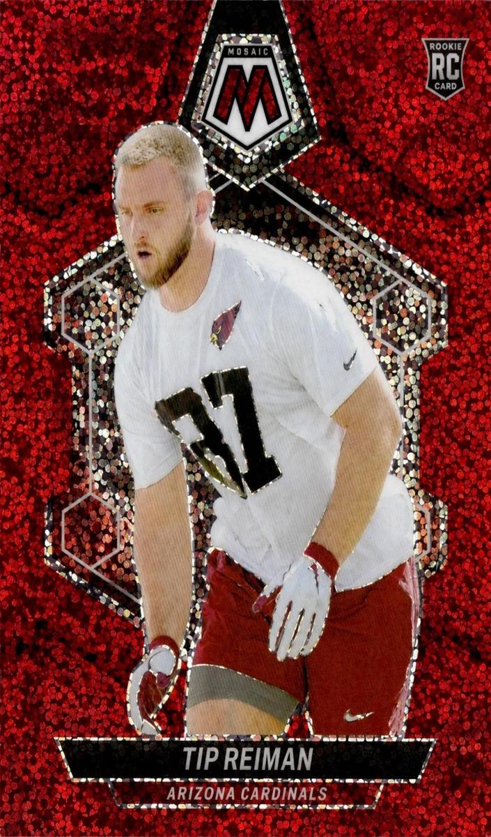 2024 Panini Mosaic Football Red Sparkle Tip Reiman #367