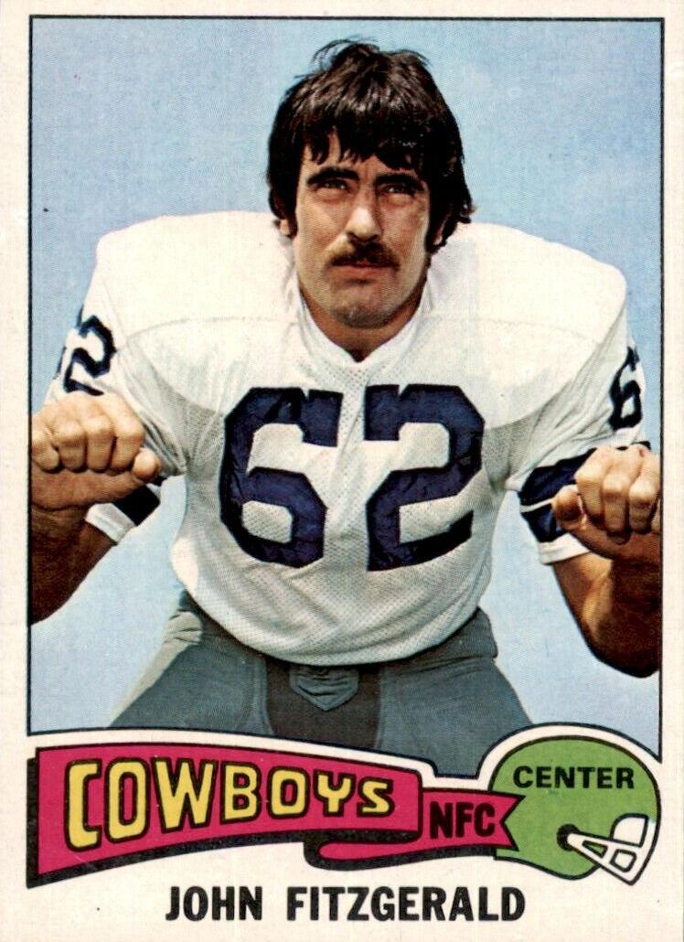 1975 Topps Football John Fitzgerald #257