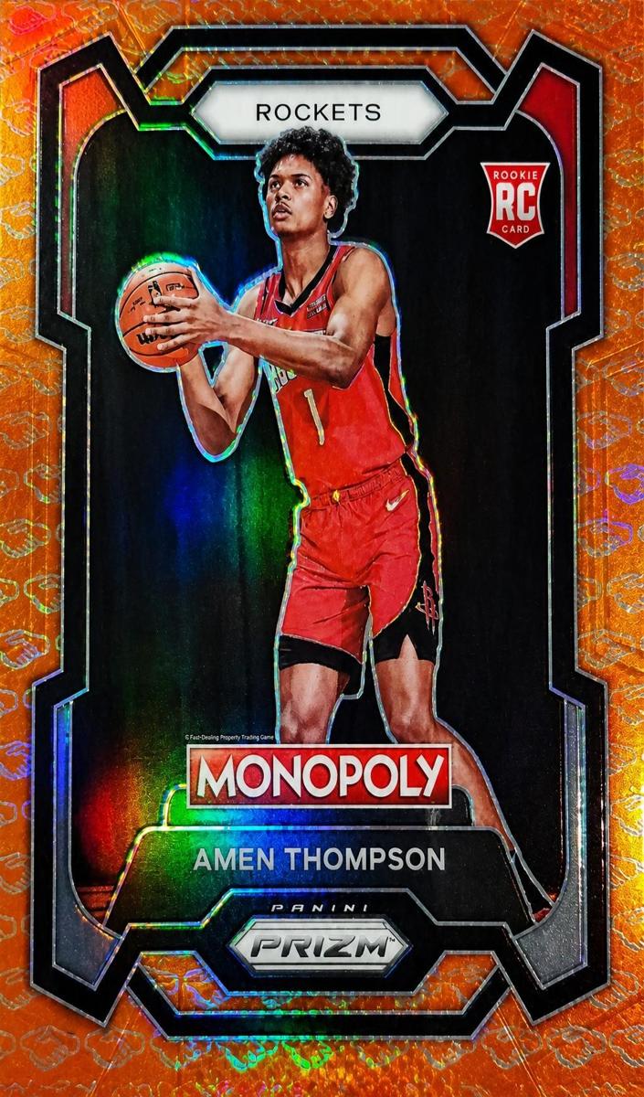 2023 Panini Prizm Monopoly Basketball Deal Amen Thompson #33 PSA 9