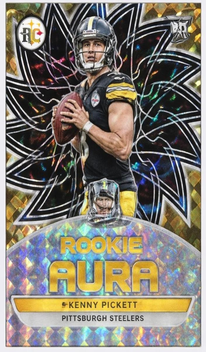 2022 Panini Spectra Football Interstellar Kenny Pickett #AUR-KPI PSA 10