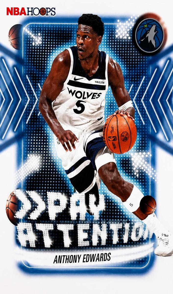 2025 Topps NBA Hoops Basketball Anthony Edwards #PA-1
