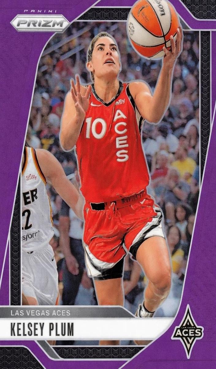 2024 Panini Prizm WNBA Basketball Purple Kelsey Plum #77 PSA 9