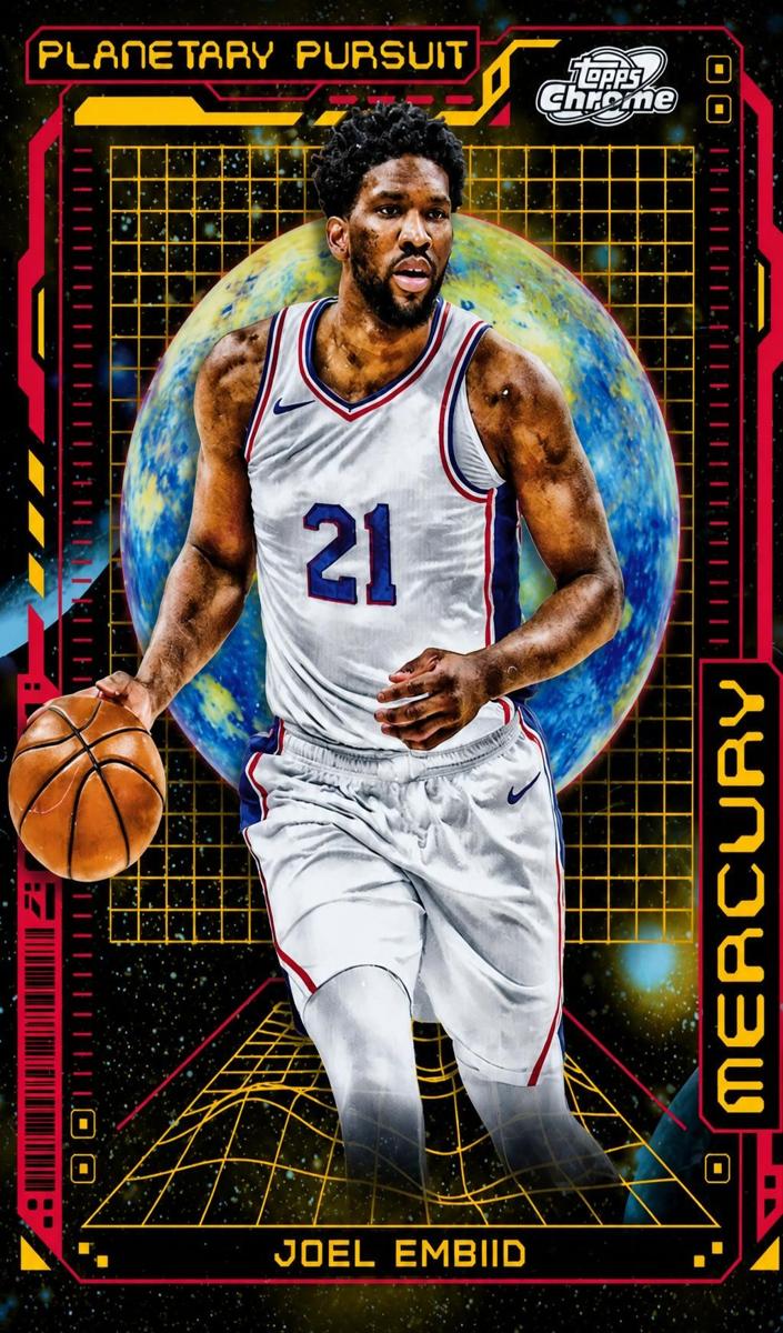 2023 Topps Cosmic Chrome Basketball Mercury Joel Embiid #PPM-6