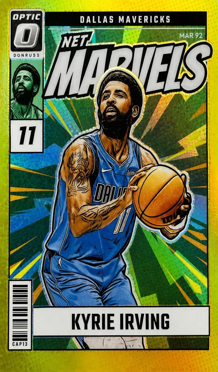 2024 Donruss Optic Basketball Gold Kyrie Irving #14 PSA 9