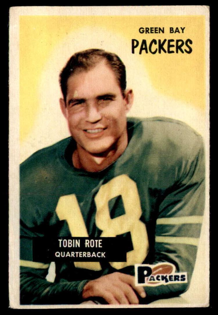 1955 Bowman Football Tobin Rote #74 PSA 6