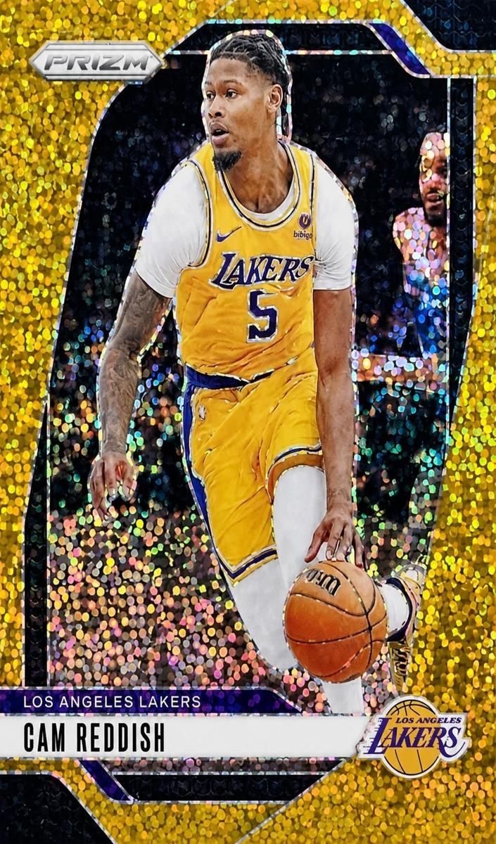 2024 Panini Prizm Basketball Gold Sparkle Cam Reddish #60
