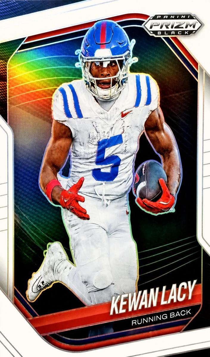 2025 Panini Prizm Black Football White Kewan Lacy #153