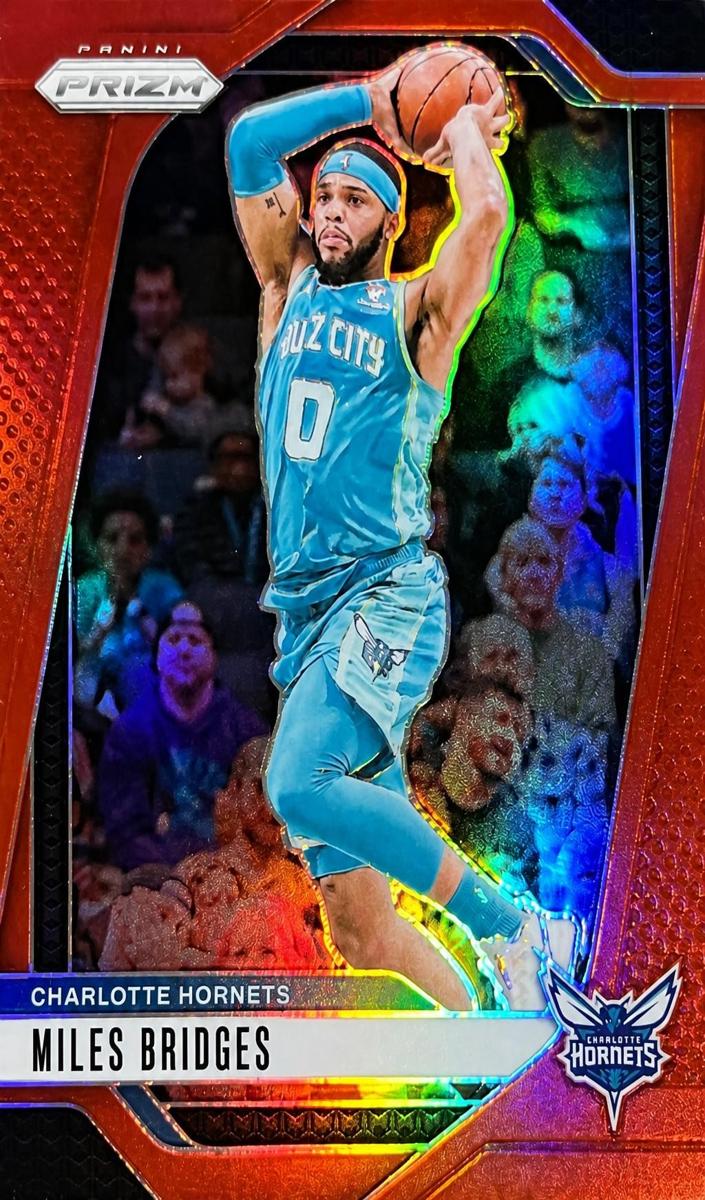 2024 Panini Prizm Basketball Red Miles Bridges #43
