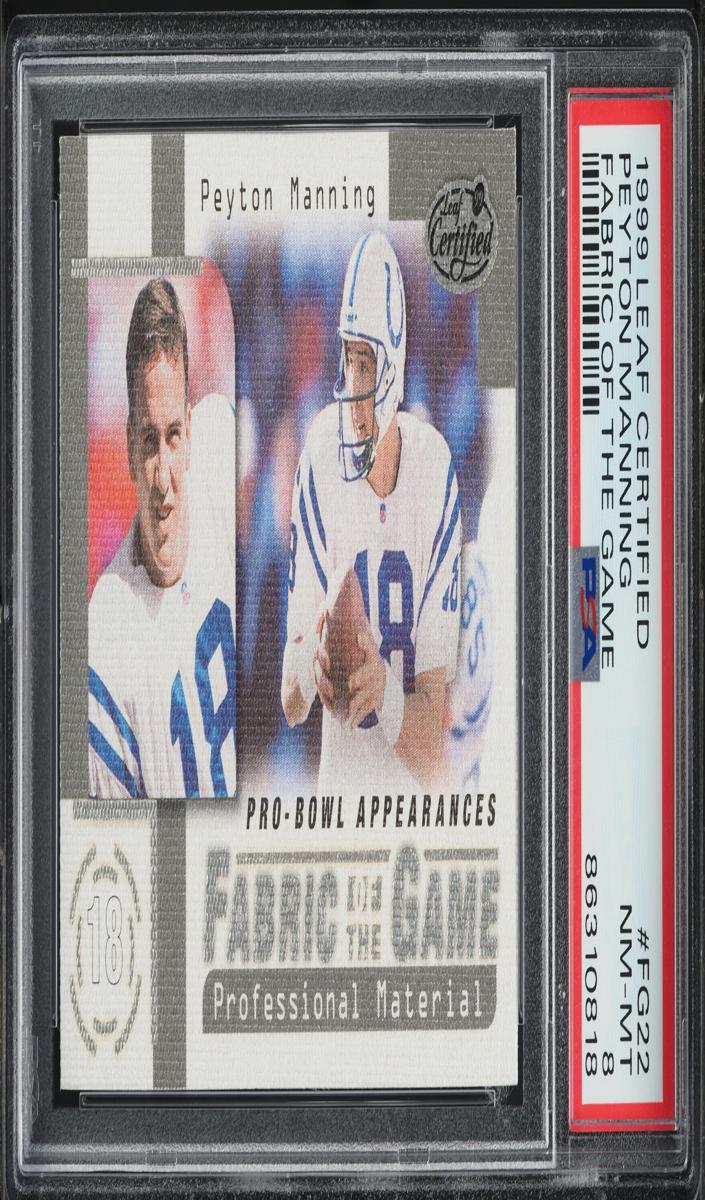1999 Leaf Certified Football Peyton Manning #FG22