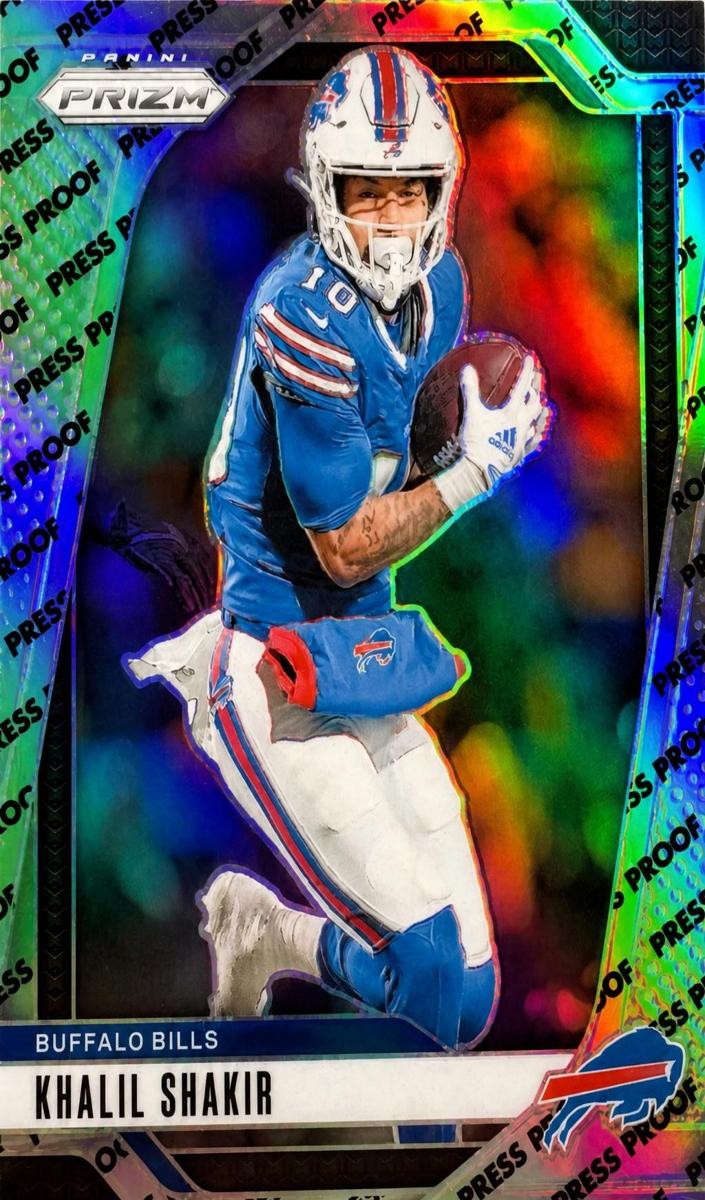 2024 Panini Prizm Football Press Proof Khalil Shakir #31