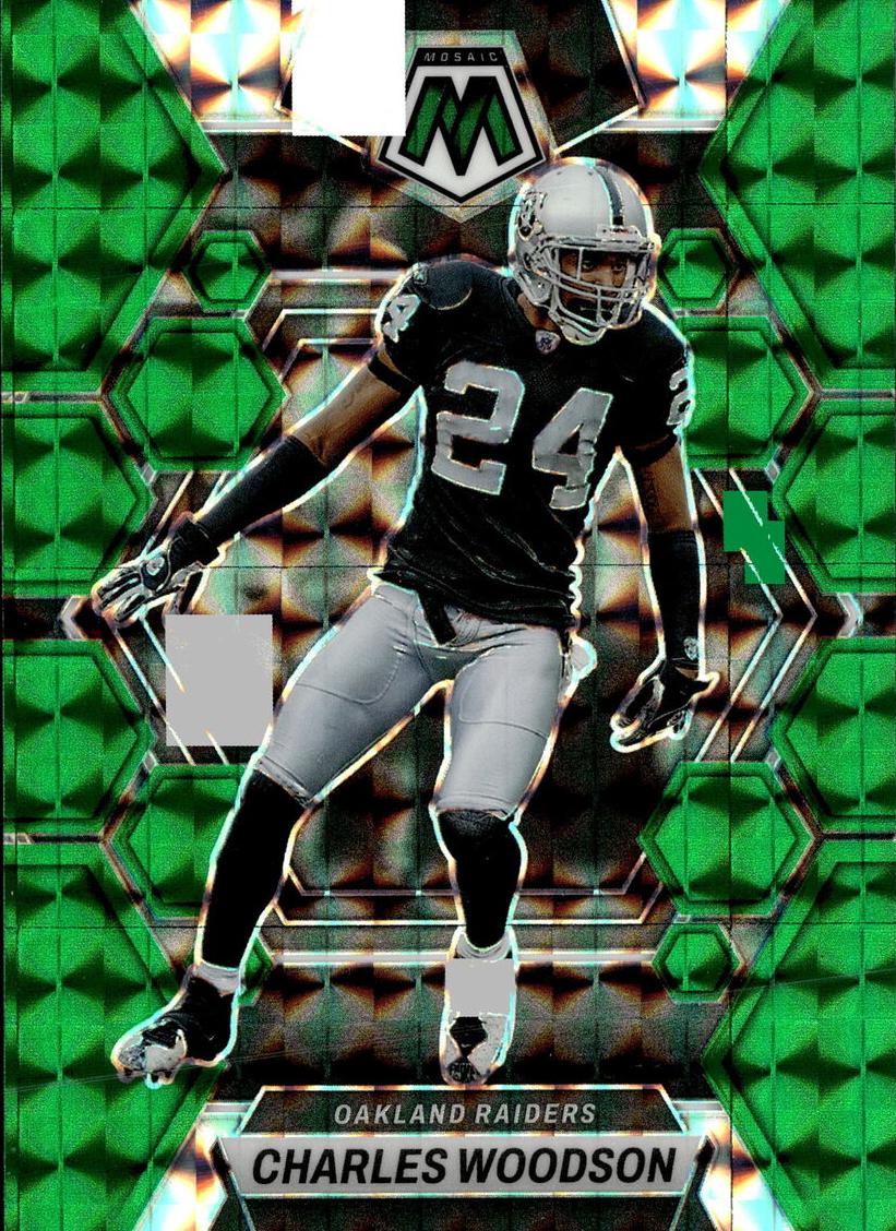 2023 Panini Mosaic Football Green Charles Woodson #126