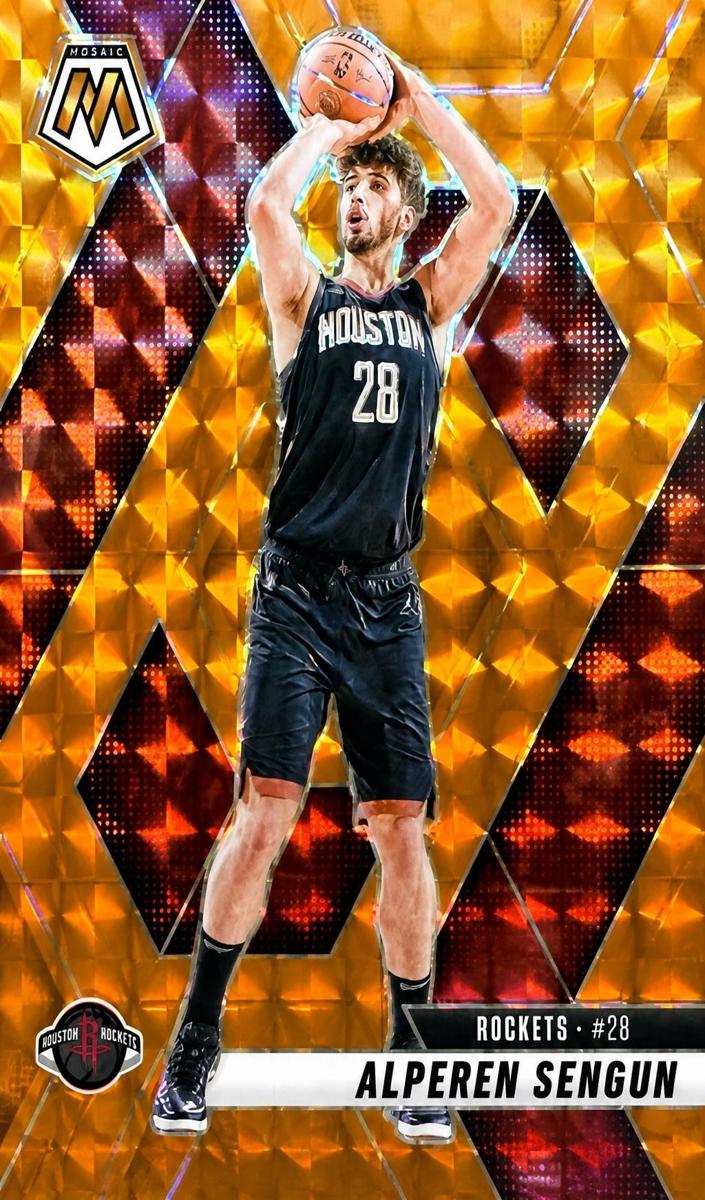2024 Panini Mosaic Basketball Orange Alperen Sengun #64