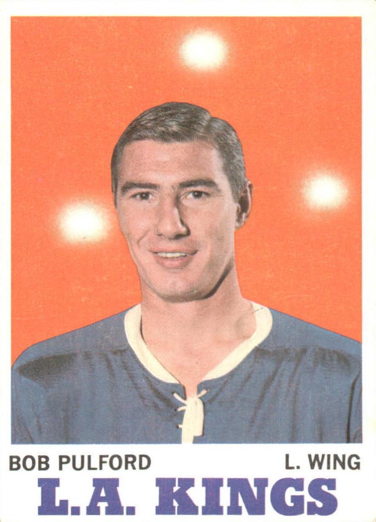 1970 Topps Hockey Bob Pulford #36 PSA 6