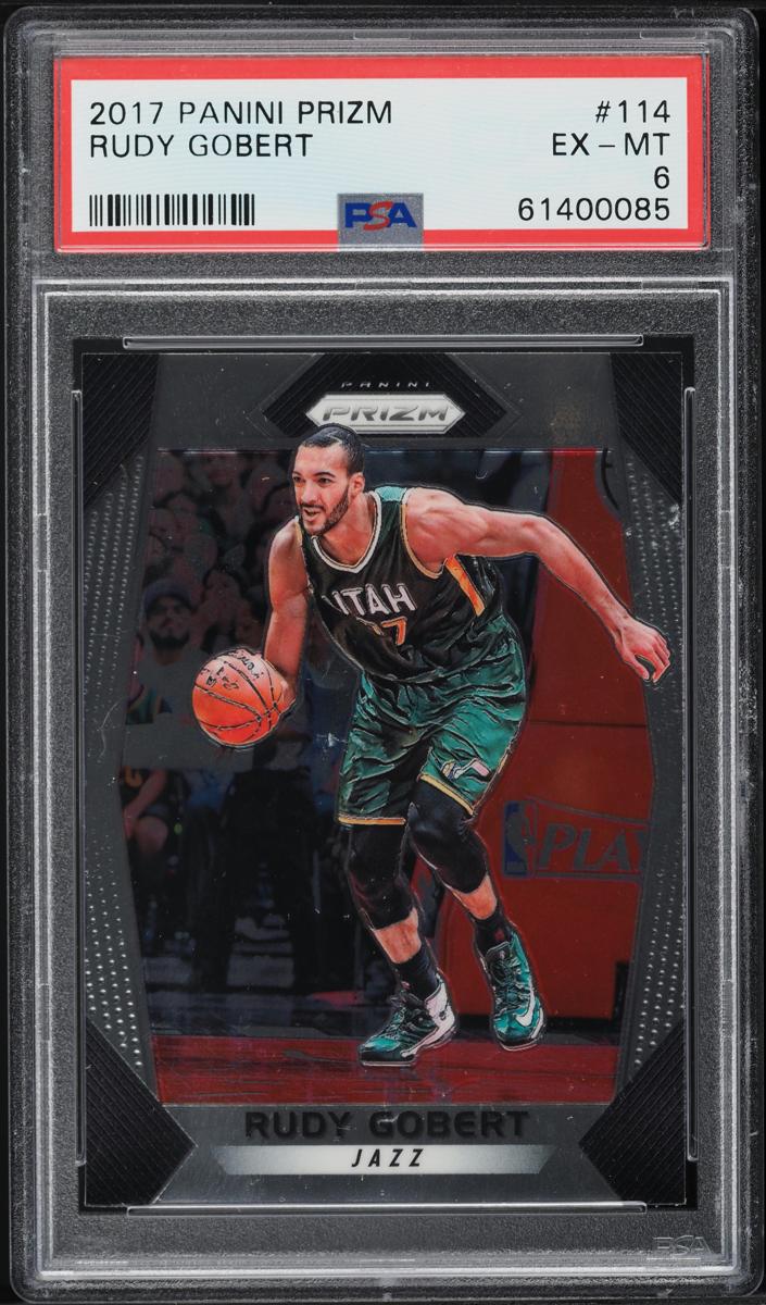 2017 Panini Prizm Basketball Rudy Gobert #114