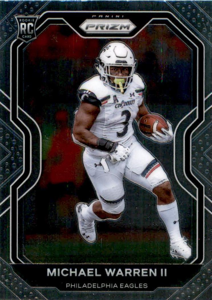 2020 Panini Prizm Football Michael Warren II #345 PSA 9